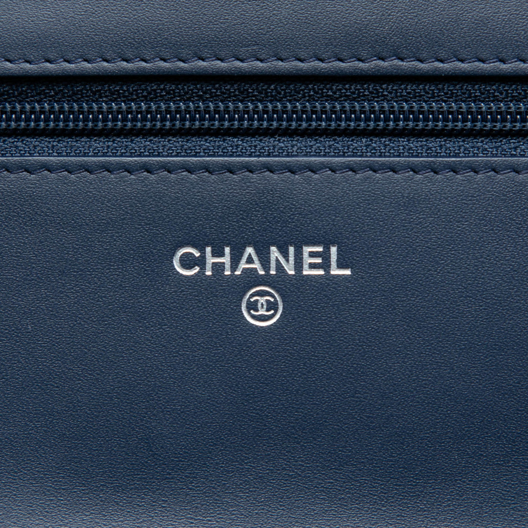 Matelassé Reissue 2.55 Wallet on Chain Vert