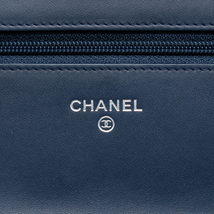 Matelassé Reissue 2.55 Wallet on Chain Vert