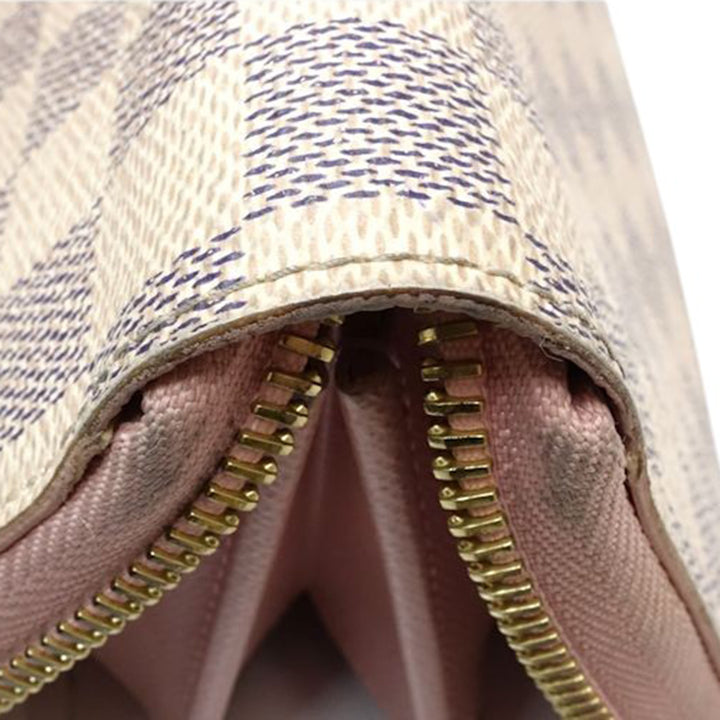 Louis Vuitton Damier Azur Zippy Portefeuille