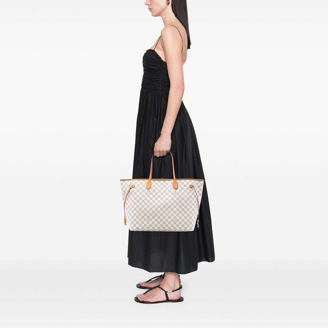 Louis Vuitton Neverfull GM Damier Azur Blanc – vue 7 – GABY PARIS