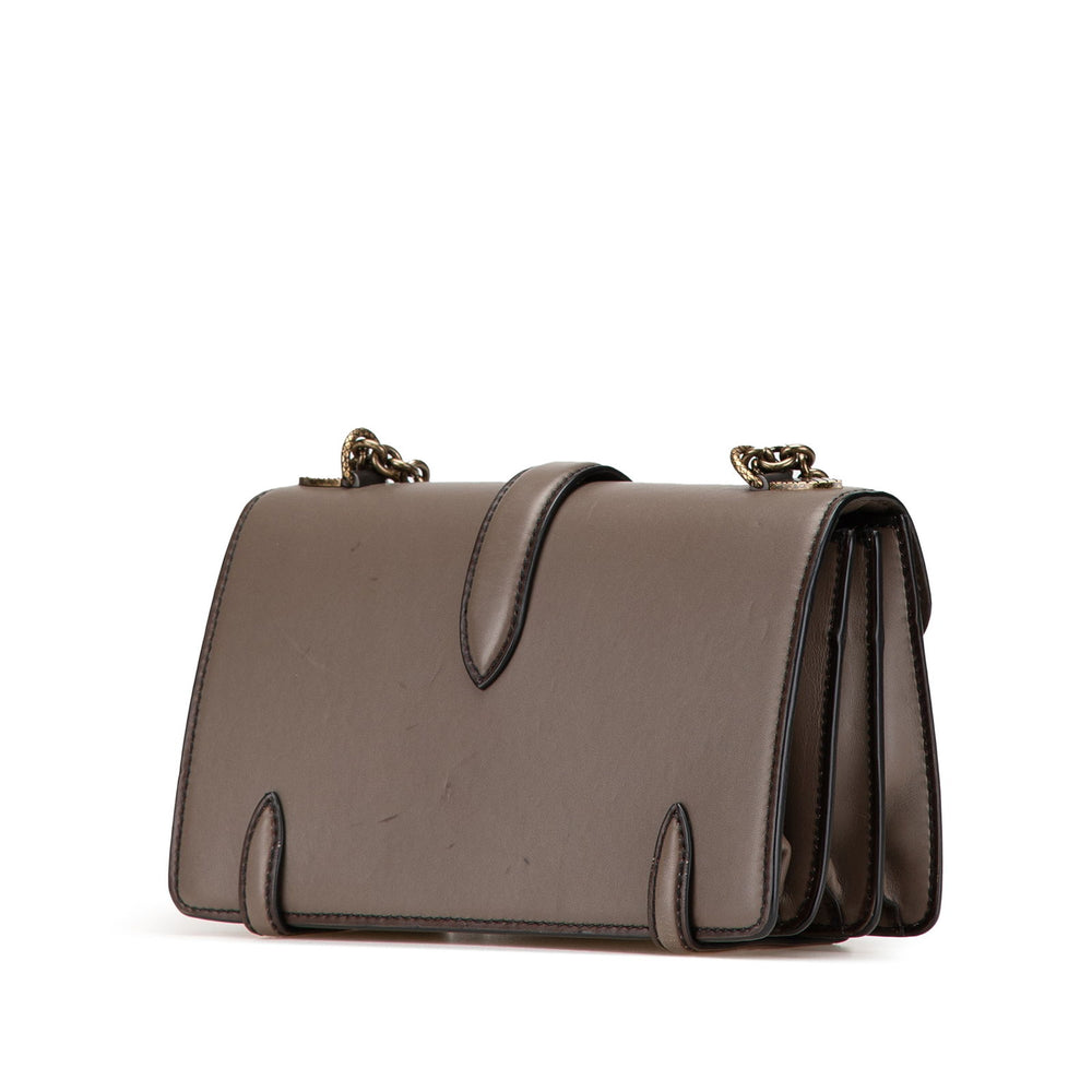 Bottega Veneta French Calf City Knot Shoulder Bag Brown - GABY PARIS