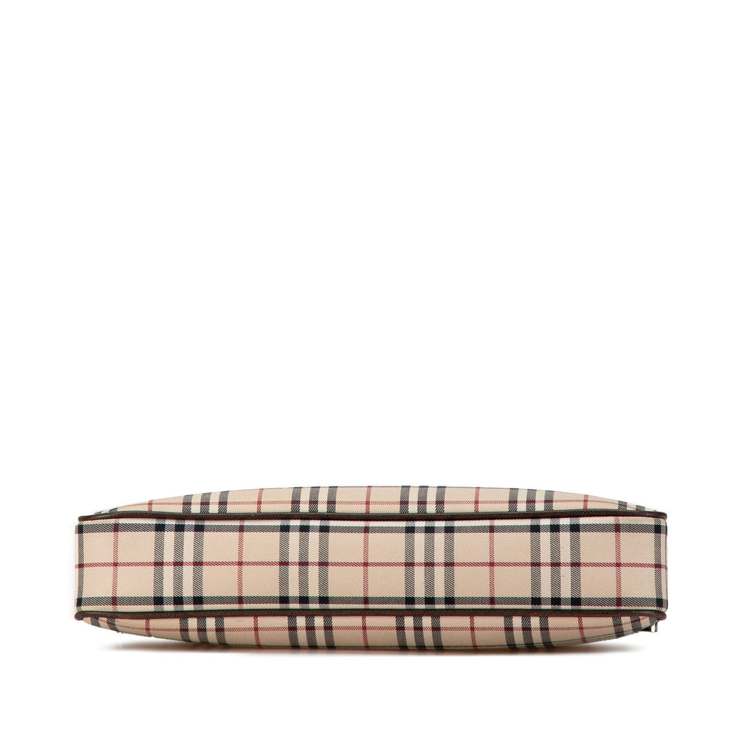 Burberry House Check Canvas Crossbody Brown - GABY PARIS