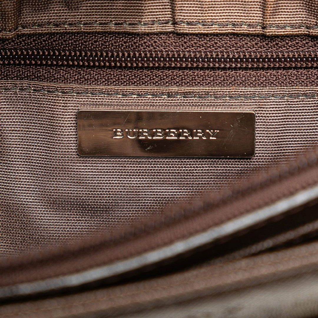 Burberry House Check Canvas Crossbody Brown - GABY PARIS