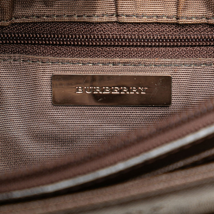 Burberry House Check Canvas Crossbody Brown - GABY PARIS