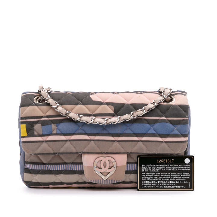 Chanel Small Quilted Jersey Ocean Drive Flap Rose