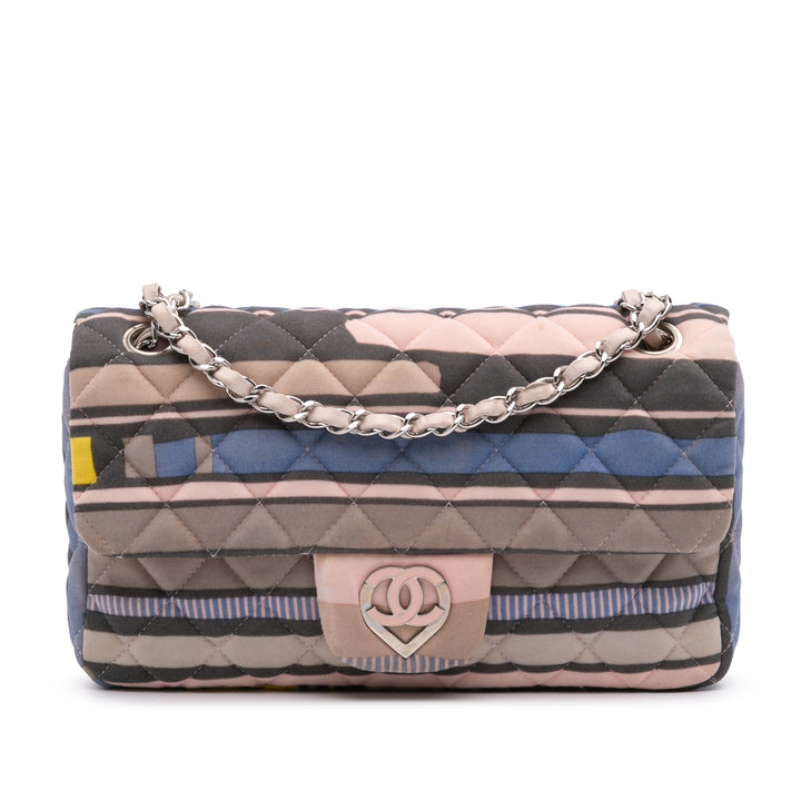 Chanel Small Quilted Jersey Ocean Drive Flap Rose