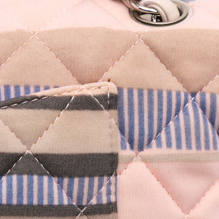 Chanel Small Quilted Jersey Ocean Drive Flap Rose