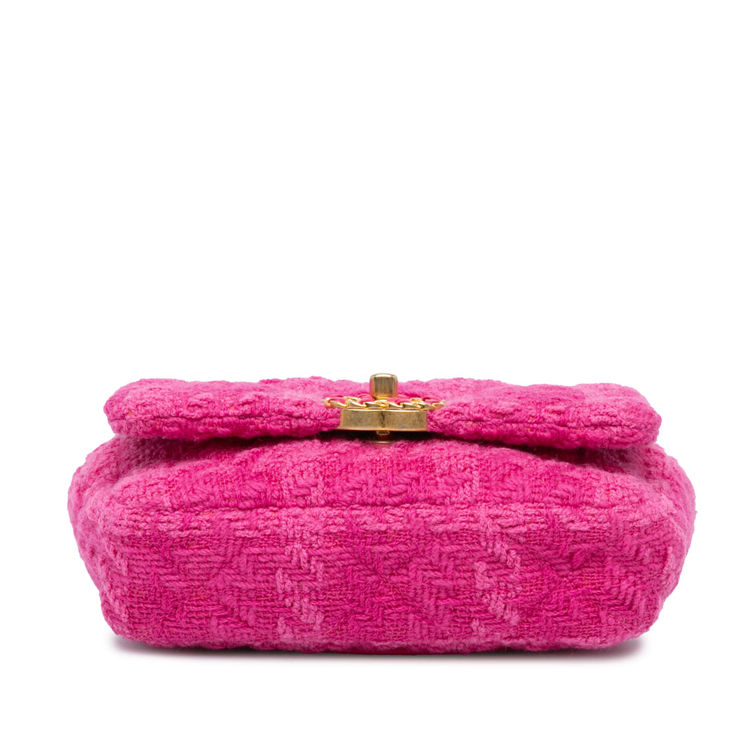 Tweed 19 Belt Bag Pink - Gaby Paris