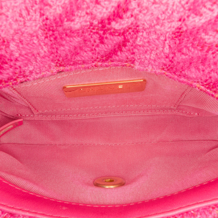 Tweed 19 Belt Bag Pink - Gaby Paris