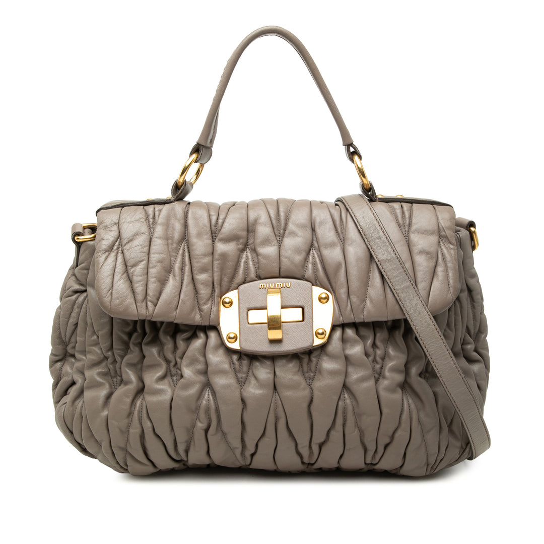 Miu Miu Matelasse Nappa Sac