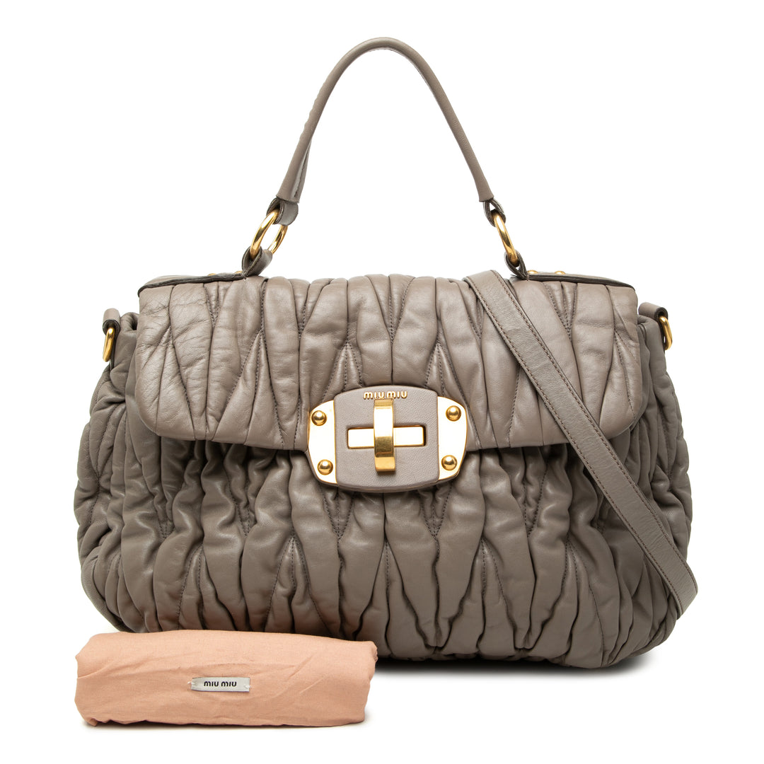 Miu Miu Matelasse Nappa Sac