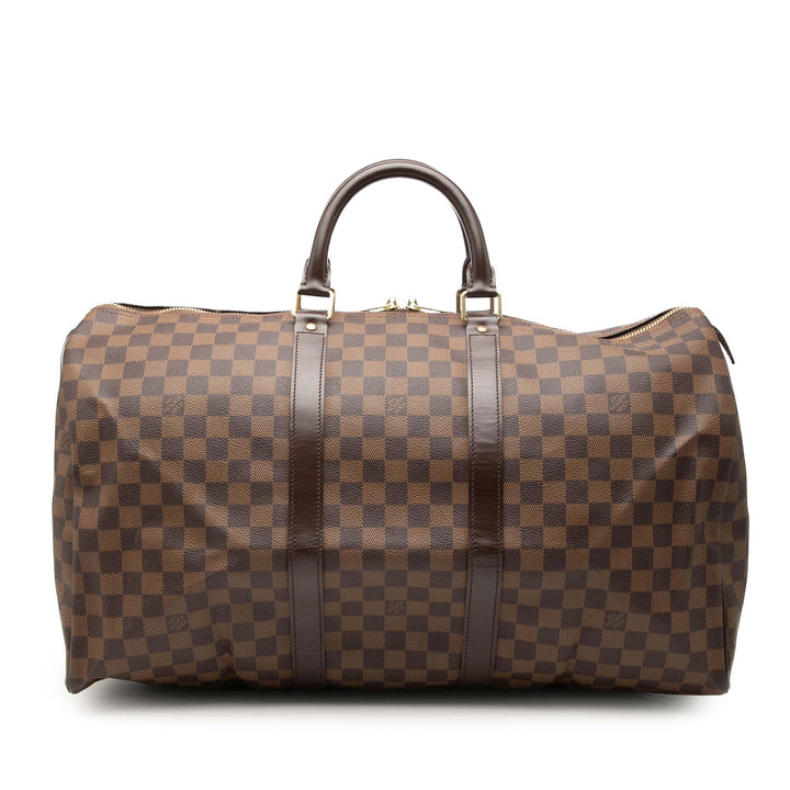 Louis Vuitton Damier Ebene Keepall 50