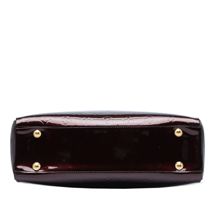 Louis Vuitton Melrose Avenue Cuir verni Monogram Violet – vue 3 – GABY PARIS