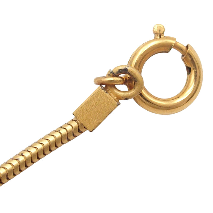 Chanel plaqué CC Pendant Collier