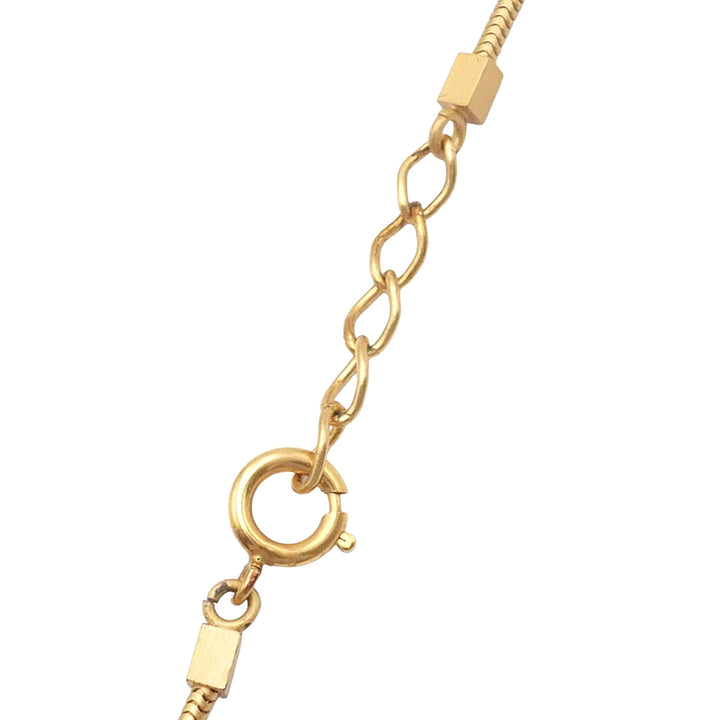 Chanel plaqué CC Pendant Collier