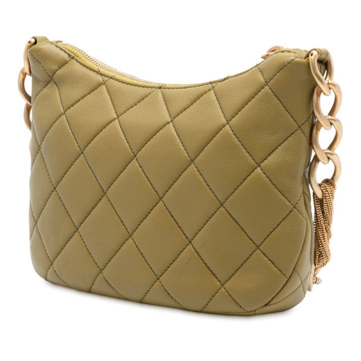 Chanel Paris Dakar Matelassé Cuir d’agneau Mixed Chain Hobo