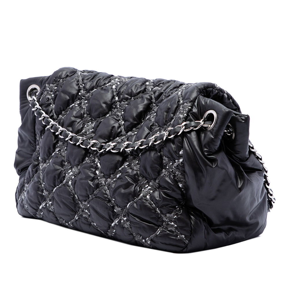 Chanel Paris Byzance On Stitch Bubble Accordion à rabat Noir – vue 2 – GABY PARIS