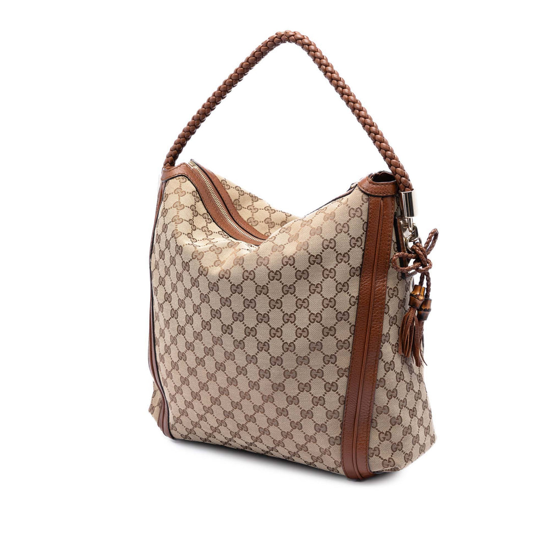 Gucci Large GG Toile Bella Cabas