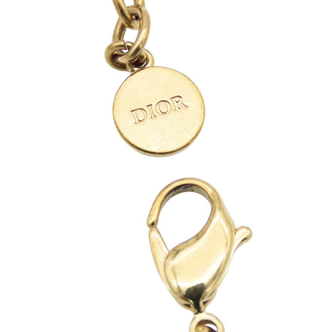 Dior Doré Plated Rhinestones 30 Montaigne Chain Bracelet Doré – GABY PARIS Authentique