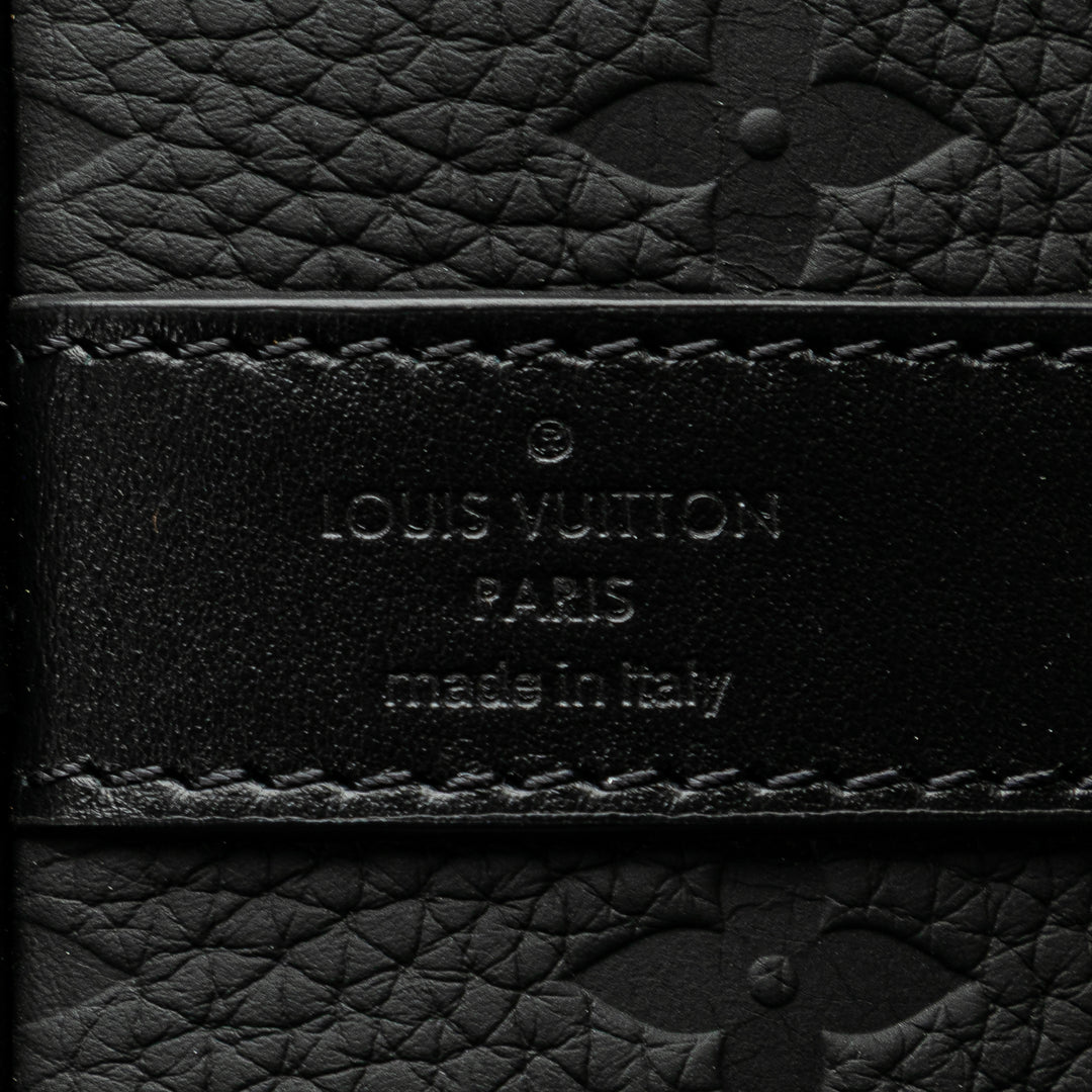 Monogram Taurillon Keepall Bandouliere 50 Black - Gaby Paris