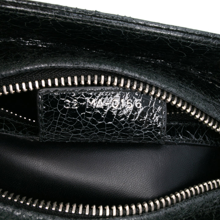 Dior Medium Ceramic Effect Deerskin Jeweled Swan Lady Dior Noir