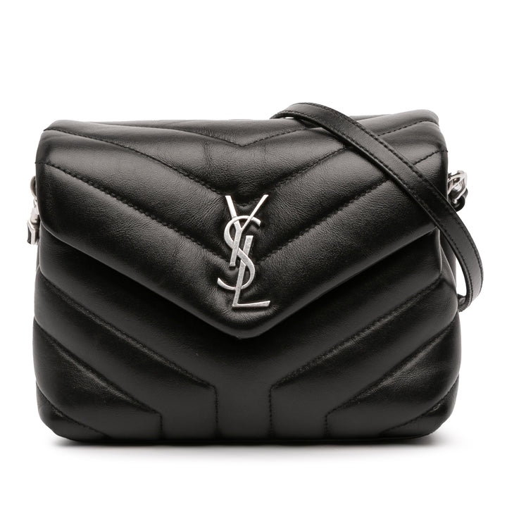 Saint Laurent Toy Cuir Monogram LouLou Sac porté croisé – GABY PARIS Authentique