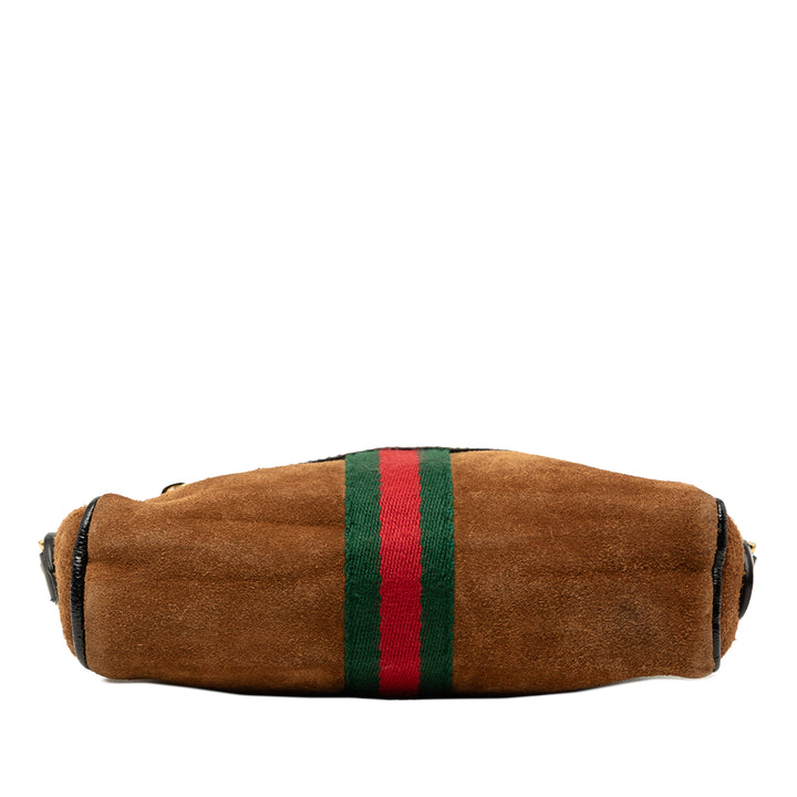 Gucci Sac bandoulière Web Ophidia Mini Marron – vue 3 – GABY PARIS