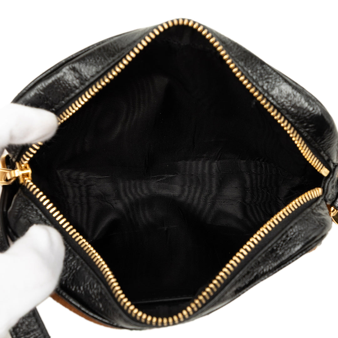 Gucci Sac bandoulière Web Ophidia Mini Marron – vue 4 – GABY PARIS
