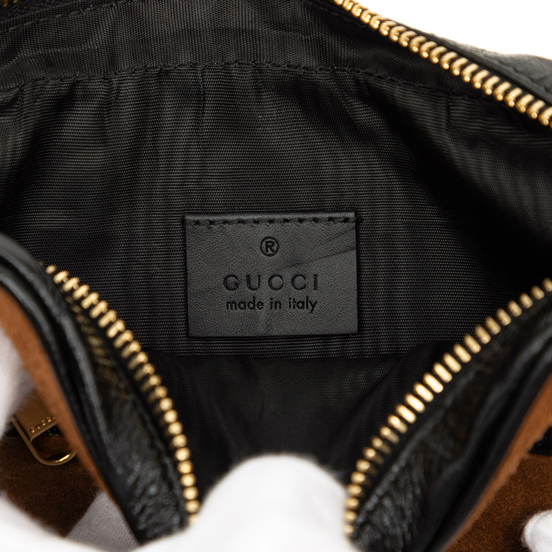 Gucci Sac bandoulière Web Ophidia Mini Marron – vue 5 – GABY PARIS