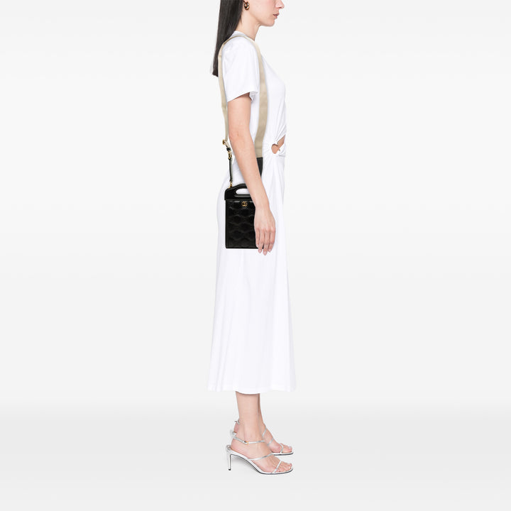Gucci Sac à main GG Matelasse Cut Out Poignée Mini Cuir de veau Noir – vue 9 – GABY PARIS