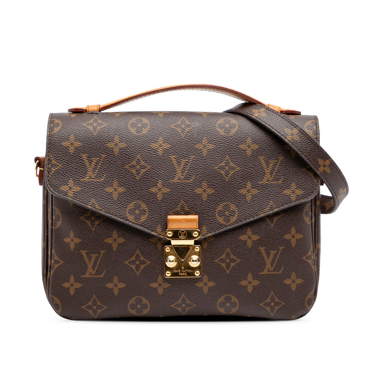 Louis Vuitton Monogram Pochette Metis Marron