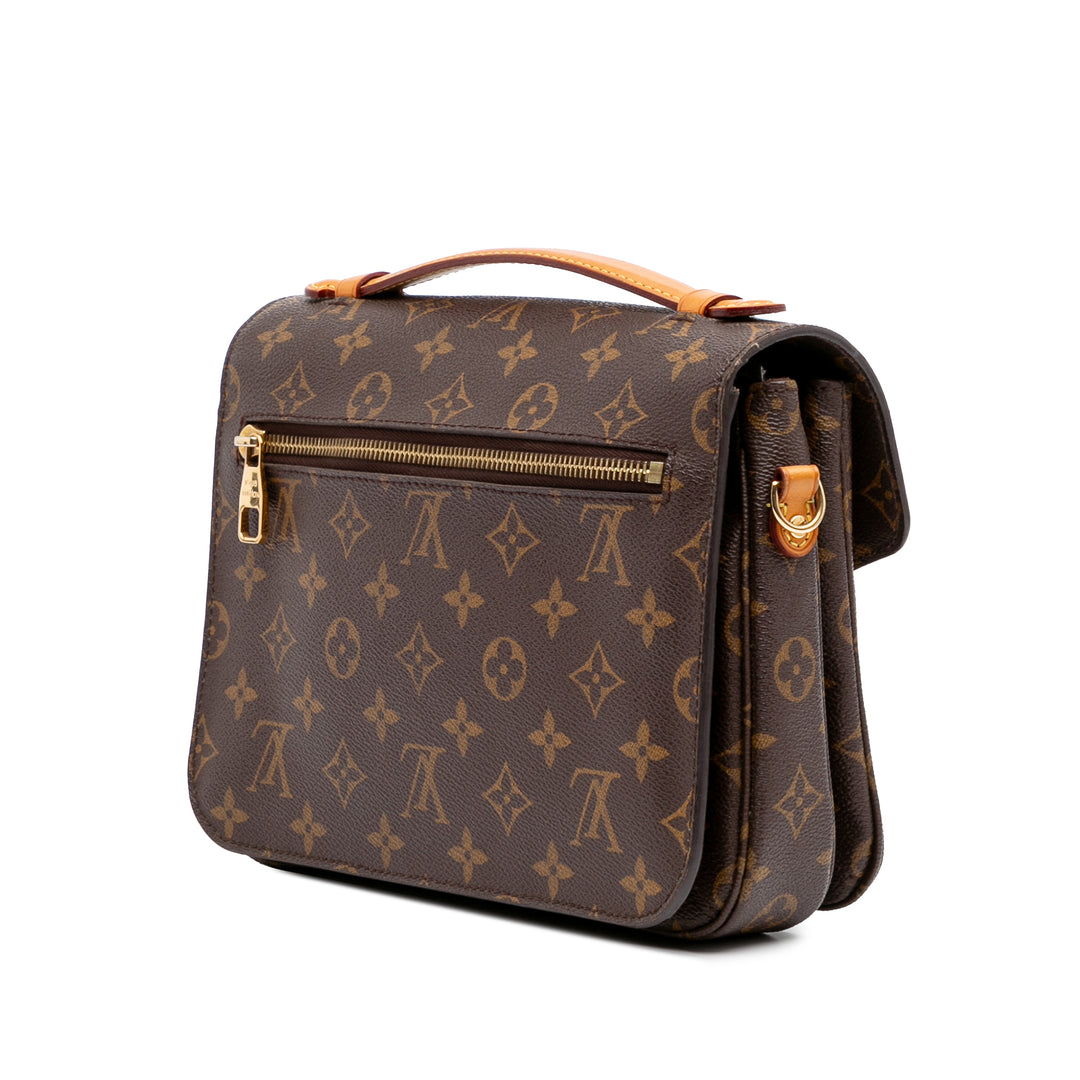 Louis Vuitton Monogram Pochette Metis Marron