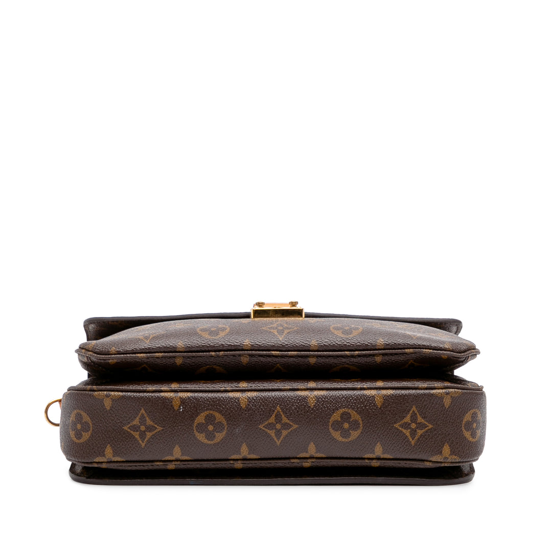 Louis Vuitton Monogram Pochette Metis Marron