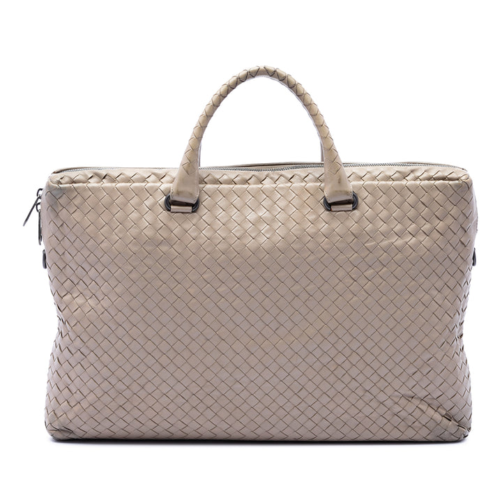 Intrecciato Business Sac nappa Beige