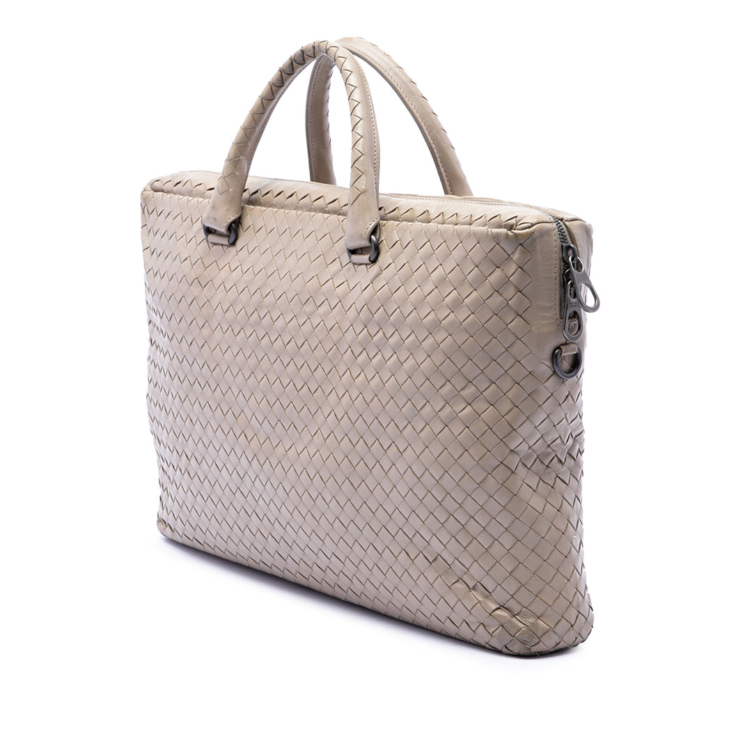 Intrecciato Business Sac nappa Beige