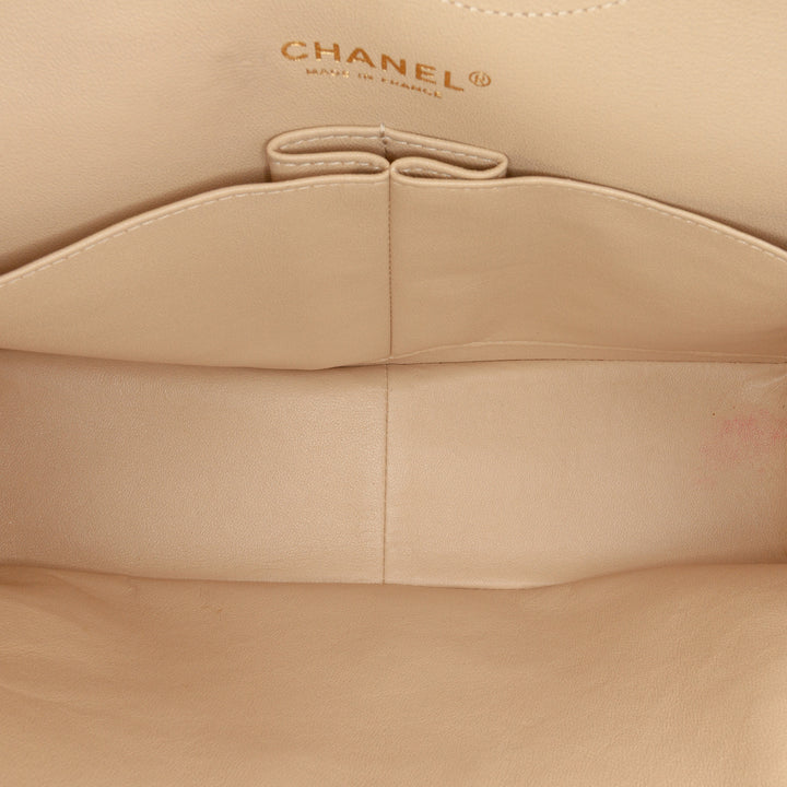 Chanel Jumbo Classic Cuir d’agneau Double rabat Marron – GABY PARIS Authentique