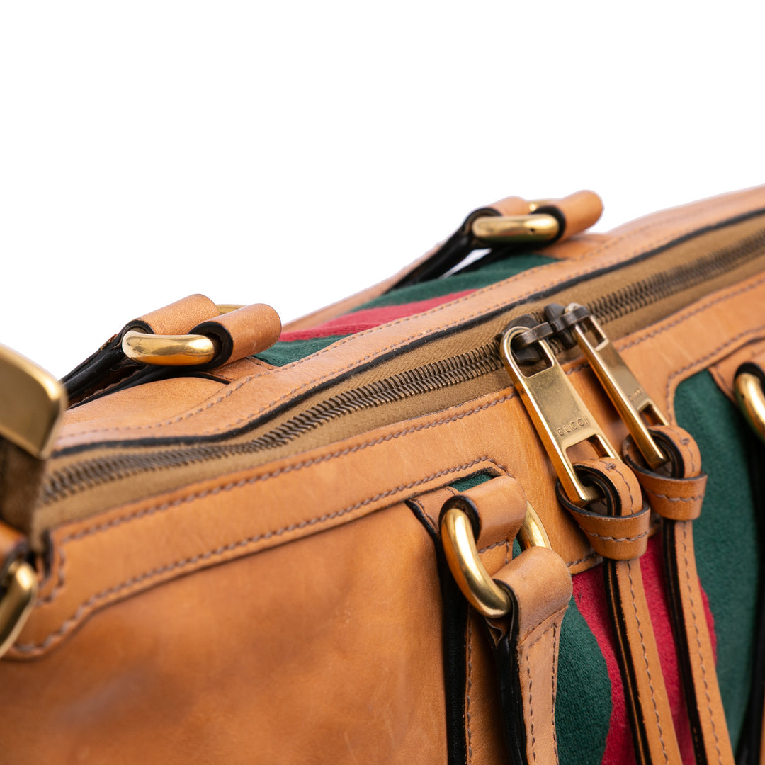 Leather Rania Convertible Tote Brown - Gaby Paris