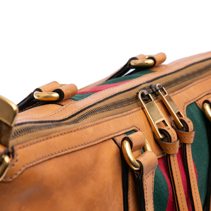 Leather Rania Convertible Tote Brown - Gaby Paris