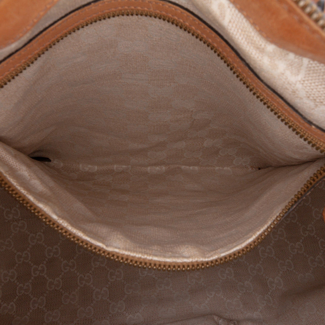 Leather Rania Convertible Tote Brown - Gaby Paris