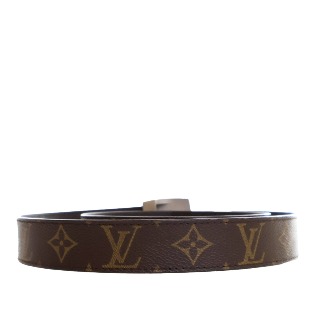 Monogram LV Cut Reversible Belt Brown - Gaby Paris