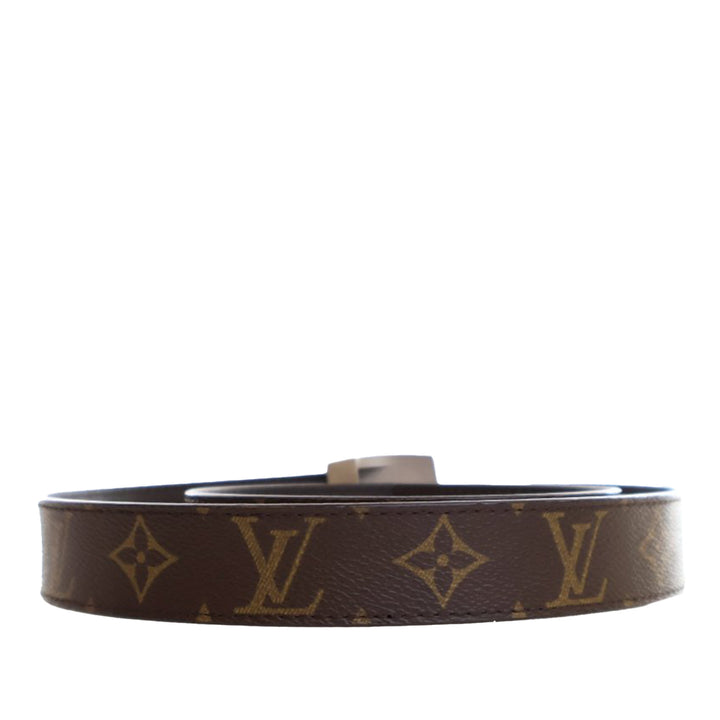 Monogram LV Cut Reversible Belt Brown - Gaby Paris