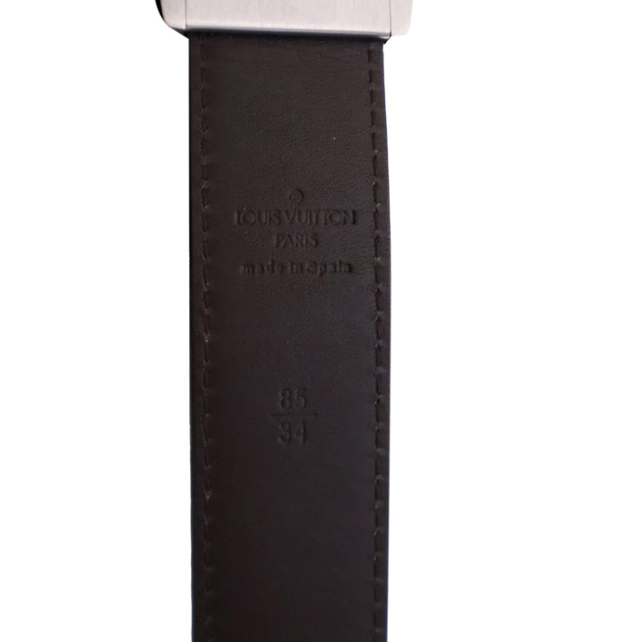 Monogram LV Cut Reversible Belt Brown - Gaby Paris