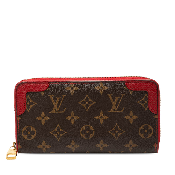 Louis Vuitton Monogram Retiro Zippy Portefeuille