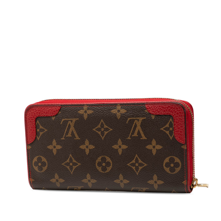 Louis Vuitton Monogram Retiro Zippy Portefeuille