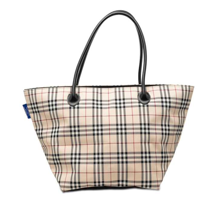 Burberry House Check Cabas Beige – vue principale – GABY PARIS