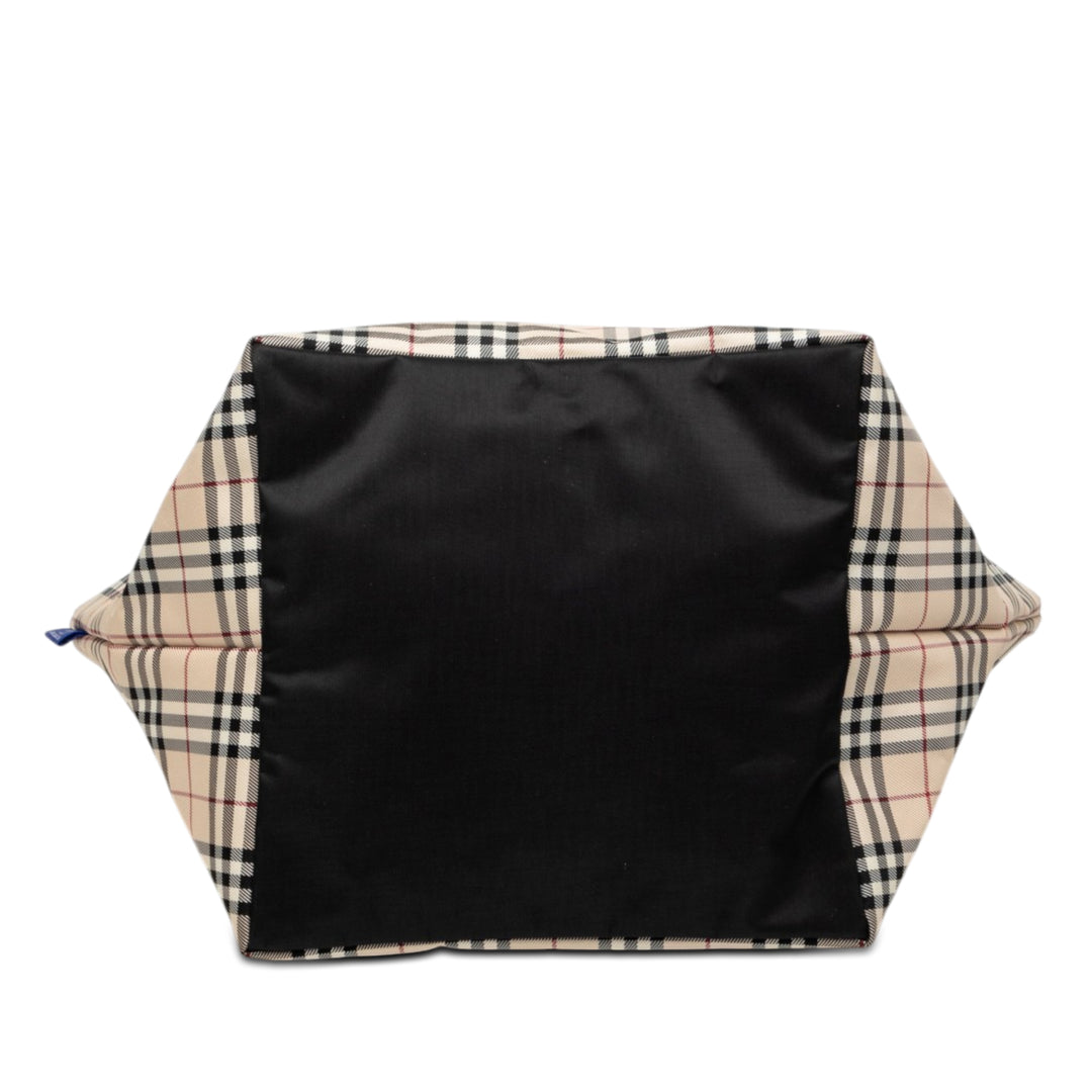 Burberry House Check Cabas Beige – vue 3 – GABY PARIS