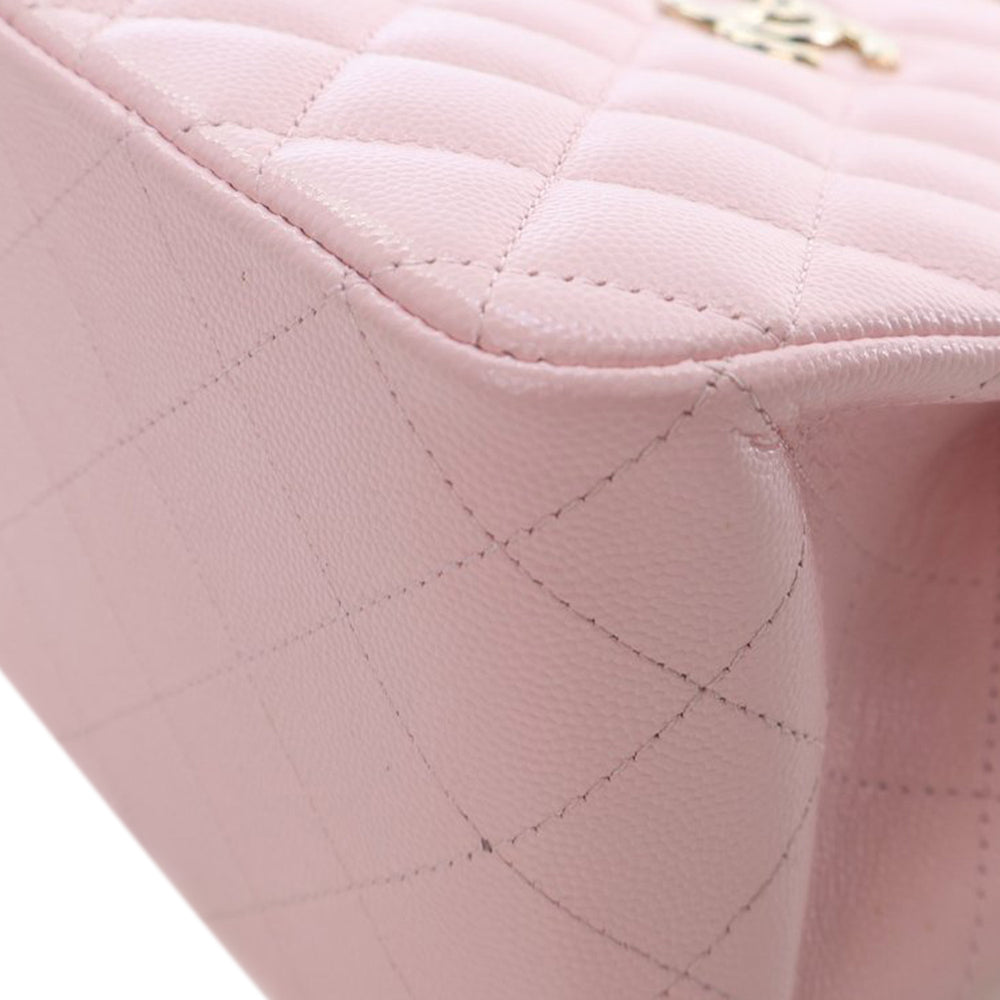 Mini Quilted Caviar Bucket Bag Pink - Gaby Paris