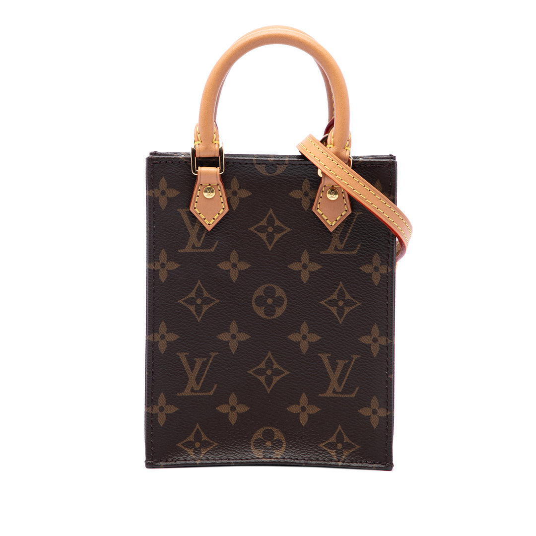 Louis Vuitton Sac Plat Monogram Marron – vue principale – GABY PARIS
