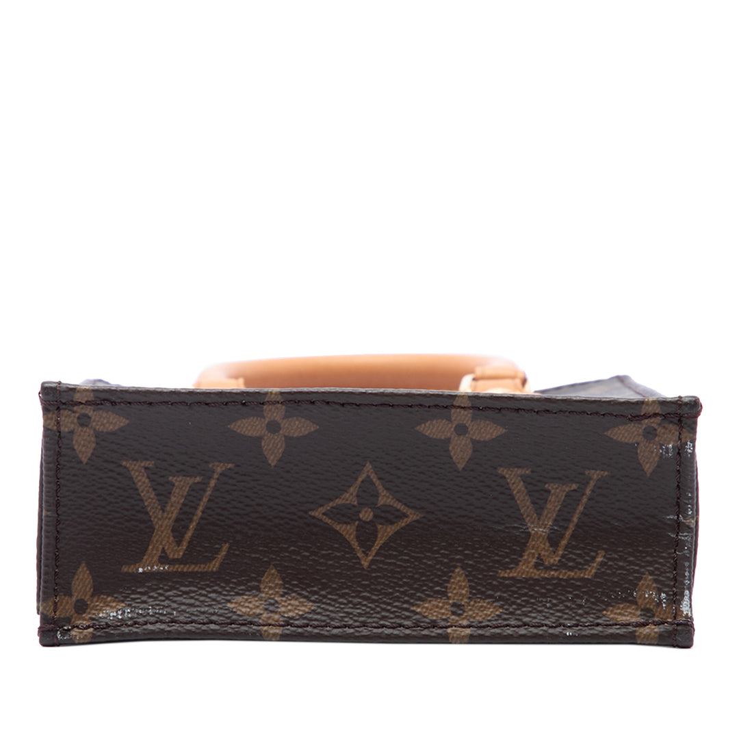 Louis Vuitton Sac Plat Monogram Marron – vue 3 – GABY PARIS