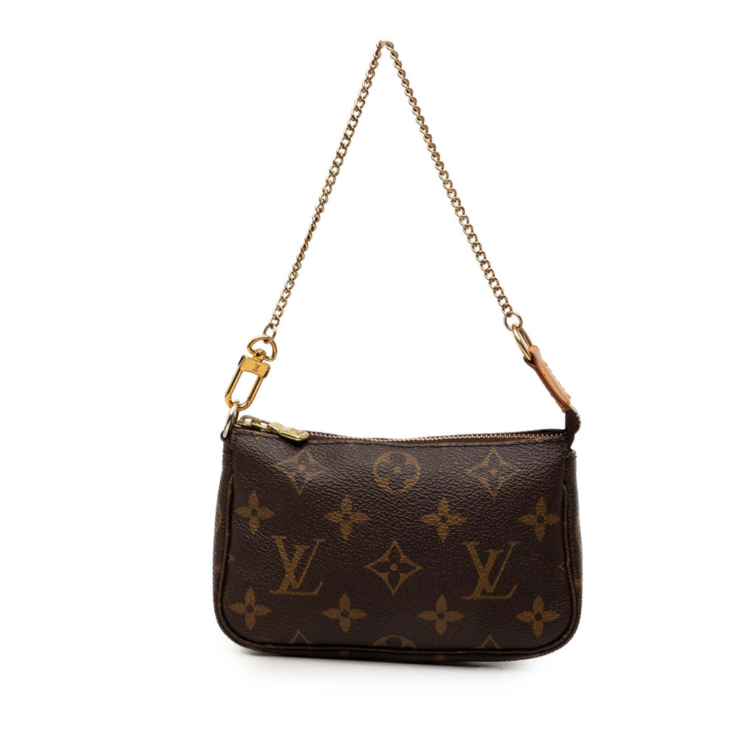 Pochette Accessoires Mini Monogram Marron